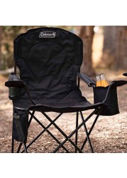 Coleman Steel Foldable Camping Quad Chair W/Cooler