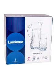 Luminarc Brighton Glass Drinkware Set (Set of 7)