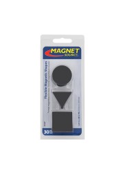 Magnet Source Flexible Magnetic Shapes Pack (30 Pc.)