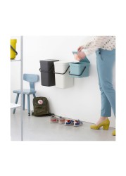 Brabantia Sort & Go Waste Bin (6 L, Green)