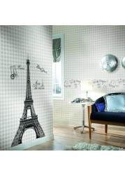 RoomMates Glow, Peel & Stick Eiffel Tower Giant Wall Decal Set (82.5 x 142 cm, 13 pcs)