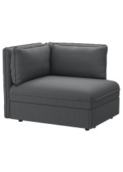 VALLENTUNA Sofa-bed module with backrests