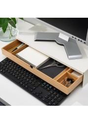 ELLOVEN Monitor stand with drawer