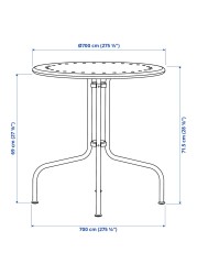 LÄCKÖ Table, outdoor