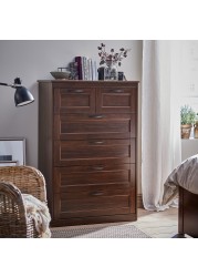 SONGESAND Chest of 6 drawers