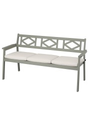 BONDHOLMEN Bench with backrest, outdoor