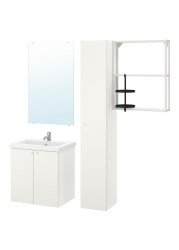 ENHET / TVÄLLEN Bathroom furniture, set of 13