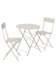 SALTHOLMEN Table+2 folding chairs, outdoor