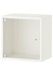 EKET Wall cabinet with glass door