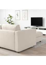 VIMLE Crnr sofa-bed, 5-seat w chaise lng