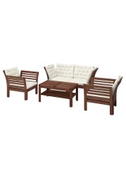 ÄPPLARÖ 4-seat conversation set, outdoor