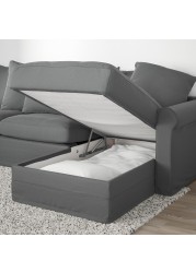 GRÖNLID Crnr sofa-bed, 5-seat w chaise lng