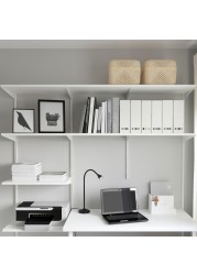 BOAXEL / LAGKAPTEN Shelving unit with table top