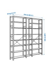 IVAR 3 sections/shelves