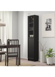 BILLY / OXBERG Bookcase with panel/glass door