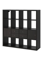 KALLAX Shelving unit with 4 inserts