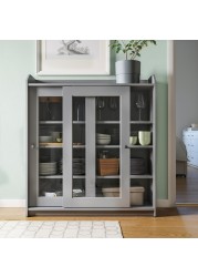 HAUGA Glass-door cabinet