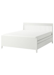 IDANÄS Bed frame with storage