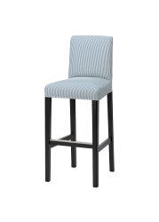 BERGMUND Bar stool with backrest