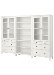 HEMNES Storage combination w doors/drawers