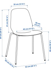 MÖRBYLÅNGA / LEIFARNE Table and 4 chairs