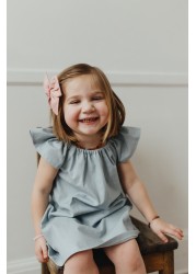 Summer Baby Dress Cotton Baby Simple Dress Girls Home Dress Solid Baby Girls Casual Kids Dress Loose Dresses Clothes