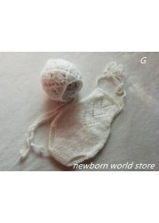 Newborn photography accessories, mohair hat and mohair shorts.