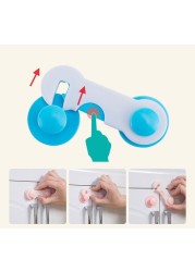 5pcs/lot Children's Security Protector Baby Care Multifunctional Child Baby Safety Lock Cabinet Wardrobe Drawer Door Safety Locks