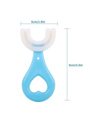 Baby Toothbrush Children Dental Oral Care Cleaning Brush Soft Food Grade Silicone Teething Baby Toothbrush Newborn Items 2-12Y