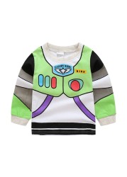 1-7y New Kids Twisty Woody Buzz Lightyear Pajamas Sets Baby Girls and Boys Clothes Pajamas Cartoon 2 Pieces Set