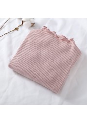 Girls Long Sleeve Shirts Tops For Kids Cotton Children Thermal Underwear Turtleneck Kids Bottom Toddler Underwear