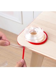 Transparent PVC Table Furniture Corners Guards With Adhesive Tape Child Protection Tape Anti-pharyngeal Safety Corner Protection Tape