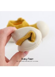 Baby Boys and Girls Shoes, Newborn Non-Slip Floor Socks, Soft Rubber Sole, Cute Baby Shoes