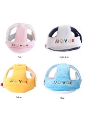 Baby Safety Helmet Head Protection Hats Cotton Toddler Infant Adjustable Anti-Fall Hats Children Walking Crawling Crash Hat