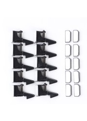 10pcs Baby Cabinet Door Lock Safety Security Invisible Drawer Lock Children Cabinet Protection