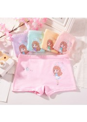 Girls Panties Kids Underwear Cotton Children Briefs Cute Cartoon Short 5pcs/lot