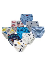 3pcs/set Cartoon Dinosaur Cotton Boys Boxer Underpants Children Panties Warm Cartoon Underwear Kids Panty Shorts 3-10 Years