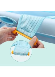 Baby Bath Mat Non-Slip Bathtub Seat Newborn Safety Support Soft Folding Cushion