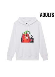 Children Hoodie Merch EdisonPts Pepper Autumn Winter Kid Long Sleeve Thick Hooded Sweatshirts Edison Pts Family Clothes