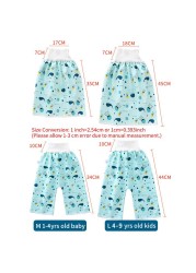 Baby Diaper Skirt Infant Training Pants Cloth Diaper Kids Nappy Pants Skirt Leakproof Crib Potty Training Pants