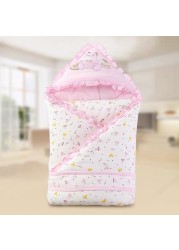 Autumn Winter Baby Sleeping Bag Cotton Envelope Blankets Cartoon Newborn Swaddle Wrap