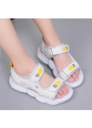 Princess girls sandals baby new pink sports sandals 2022 children summer fashion shoes students anti-slip peep toe beach shoes