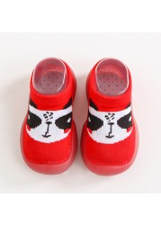 Unisex Baby Girls Boys Cute Cartoon Non-slip Cotton Toddler Floor Socks Animal Pattern First Walker Shoes For Newborns