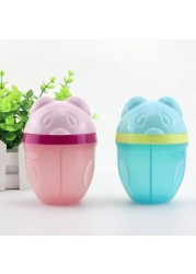 Portable Baby Food Storage Cartoon Bear Food Container Storage Milk Powder Formula Dispenser Leakproof Baby Feeding Box