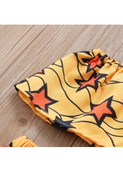 Fashion Baby Girls Clothing Set Summer Baby Kids African Boho Style Printed Jacket Tops Skirts Outfits Suits Children Clothes