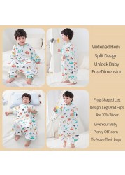 Summer Spring Baby Sleeping Bag Cartoon Split Leg Sleepsacks Toddler Boy Girl Sleeping Bag Children's Pajamas Saco De Dormir