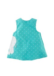 Girls Summer Dress Kids Cotton Sleeveless Dresses Children Dots Animal Pattern Princess Dress Baby Girl Casual Clothes Cute Tutu