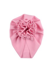 Baby Headbands Baby Headwear Toddler Flower Turban Hats Babe Caps Elastic Kids Bonnet Hair Accessories