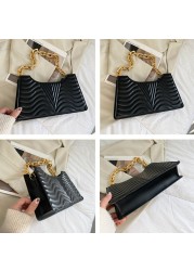 Fashion Rhombus Women's Bags New Trend PU Leather Shoulder Bag Luxury Texture Solid Color Zipper Handbags for Women 2022