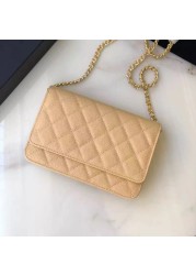 High quality handbags luxury purse on chain women designer purse small square crossbody bag brand shoulder bags flap